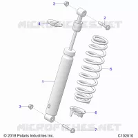 SUSPENSION, REAR SHOCK