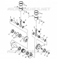 PISTON   CRANKSHAFT XCF 0981643 (4942774277C006)