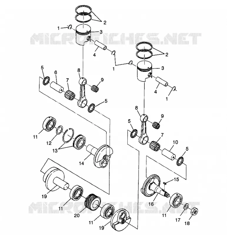 PISTON   CRANKSHAFT XCF 0981643 (4942774277C006)
