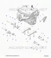 ENGINE, MOUNTING & LONG BLOCK