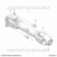 DRIVE TRAIN, PROP REAR SHAFT