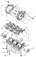 CRANKCASE SL 780 B964087 AND INTL. SL 780 I964087 (4935523552B014)