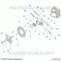 SUSPENSION, REAR CARRIER