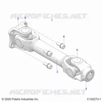 DRIVE TRAIN, PROP REAR SHAFT