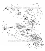 HOOD ASSEMBLY WIDETRAK LX 0952064 AND  EUROPEAN WIDETRAK LX E952064 (4928942894A010)