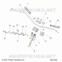 UPPER STEERING & HANDLEBAR ASM.