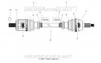 DRIVE TRAIN, FRONT HALF SHAFT