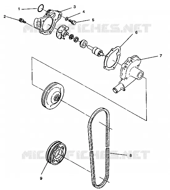 WATER PUMP 440 E942760 AND 440 SKS E942560 (49273927390034)