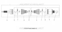 DRIVE TRAIN, REAR DRIVE SHAFT