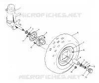 FRONT WHEEL ASSEMBLY TRAIL BLAZER W947221 (4926832683B001)