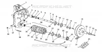 TRACK AND DRIVE SHAFT ASSEMBLY WIDETRAK / 0932064 (4922982298015A)