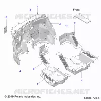 FLOOR PANELS, FRONT