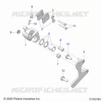 BRAKES, REAR CALIPERS