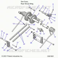 SUSPENSION, REAR TORQUE ARM