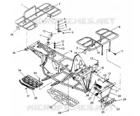 BUMPER / RACKS MOUNTING 2X4 300 W947530 (4926742674A007)
