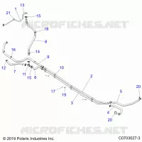 COOLING ROUTING, ENGINE