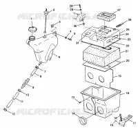 OIL TANK/AIR BOX 600 RMK 0980958 AND EUROPEAN 600 RMK E980958 (4944634463C004)