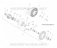 DRIVE TRAIN, SECONDARY CLUTCH