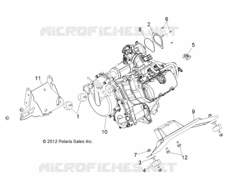 ENGINE, MOUNTING