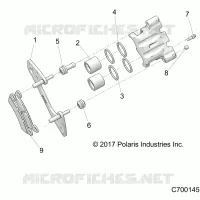 REAR BRAKE CALIPER