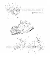 CHASSIS, FOOTRESTS AND CLUTCH GUARD