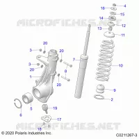 SUSPENSION, FRONT STRUT 