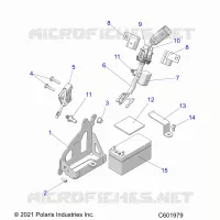 ELECTRICAL, BATTERY, MANUAL START POWER UP COMPONENTS