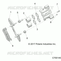 REAR BRAKE CALIPER