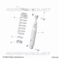 SUSPENSION, FRONT SHOCK MOUNTING