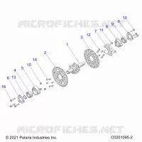 REAR SUSPENSION AXLE