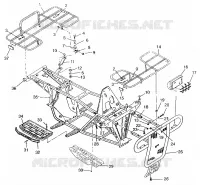 BUMPER / RACKS MOUNTING SWEDISH 4X4 400L S948140 (4926912691A008)