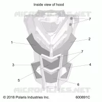 HOOD FOAM/FIBER