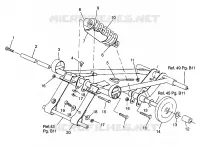 FRONT TORQUE ARM 500 EFI RMK 0962974 (4931983198B012)