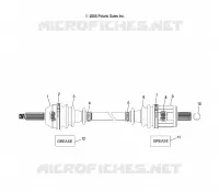 DRIVE SHAFT, FRONT (4X4)