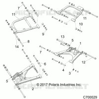 REAR SUSPENSION CONTROL ARMS