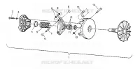 DRIVE CLUTCH ASSEMBLY MAGNUM 2X4 W957544 (4926852685B012)