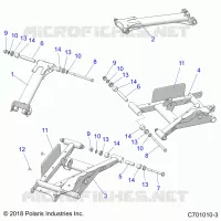 REAR SUSPENSION CONTROL ARMS