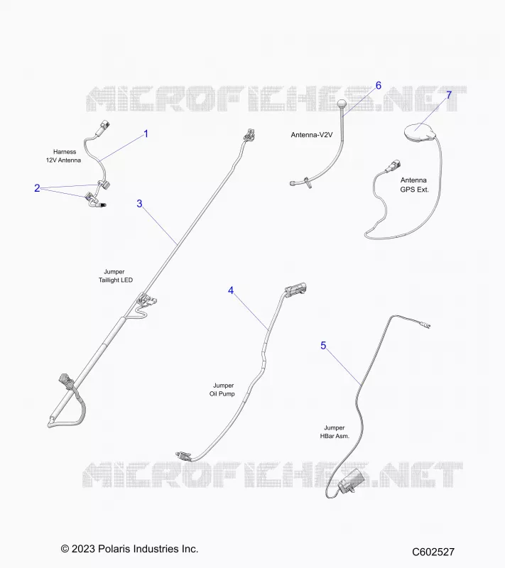 ELECTRICAL, JUMPER WIRES/ANTENNAS/HARNESS