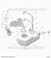 FUEL SYSTEM, FUEL TANK ASM.