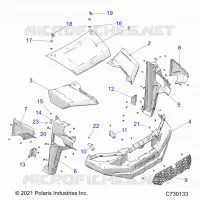 HOOD, AND FRONT FENDERS
