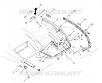 BUMPER   HINGE STAR, SPRINT ES AND STARTRAK UPDATED 2/90 (4916811681008A)