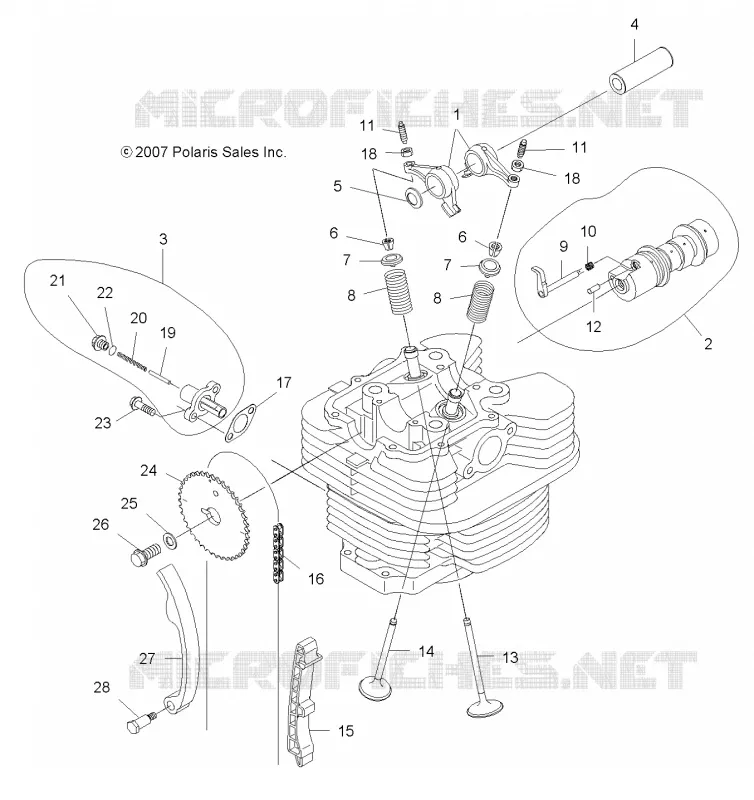 VALVES AND CAMSHAFT