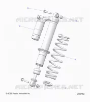 SUSPENSION, FRONT SHOCK MOUNTING