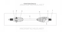 DRIVE TRAIN, DRIVE SHAFT, FRONT