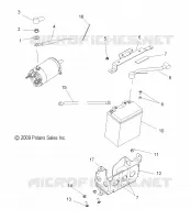 BATTERY AND CABLES