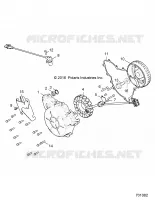 ENGINE, STATOR AND FLYWHEEL