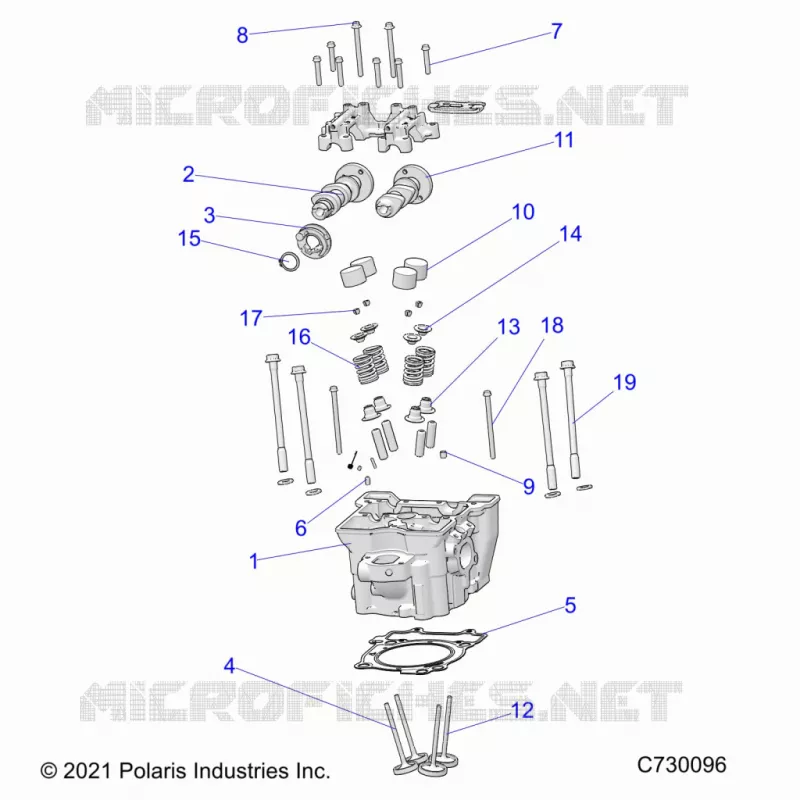 ENGINE, CYLINDER HEAD, CAMS AND VALVES