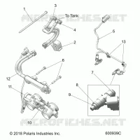 FUEL SYSTEM, RAIL, LINES AND THROTTLE BODY