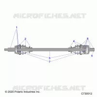 DRIVE TRAIN, FRONT HALF SHAFT