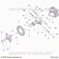 SUSPENSION, REAR CARRIER